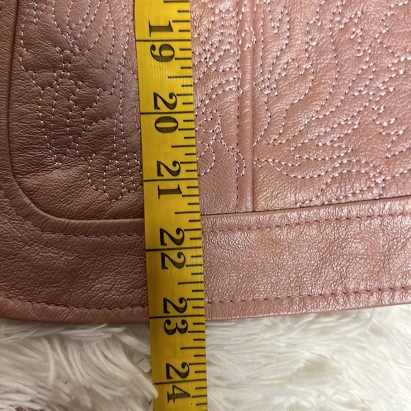 NWT Vintage Nygard Dusty Rise Quilted Leather and Rayon Barbie Jacket - Picture 8 of 9